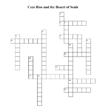 Cece Rios and the Desert of Souls crossword puzzle